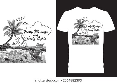 Nature t shirt design, Winter