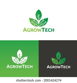Nature Tech logo - Agro Tech Logo Template