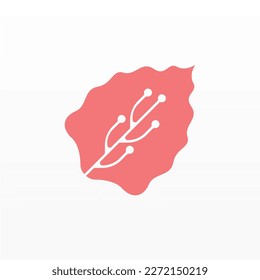 Nature and technology logo design concept. Technology logo template