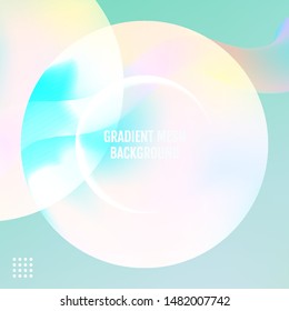 Nature Template for the design of a website landing page or background. Nature Fluid shapes composition.