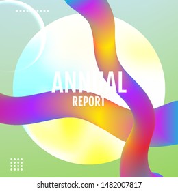 Nature Template for the design of a website landing page or background. Future Nature geometric patterns.