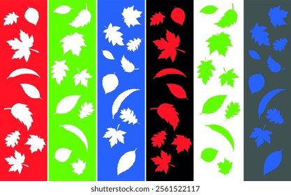 Nature Themed Textures In Vector