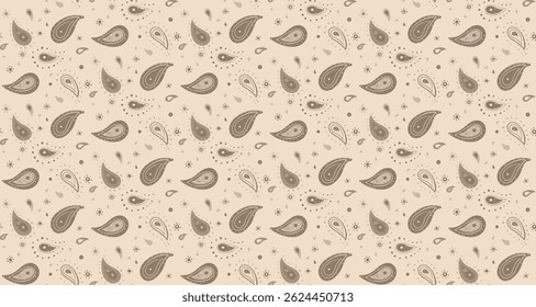 Natureza ladrilhada como imagem geométrica. Elegância gráfica e traço arábico. Romance de azulejos de paisley elegante. Cartão de ervas em roupas indianas.
