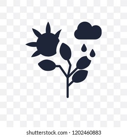 Nature transparent icon. Nature symbol design from Ecology collection. Simple element vector illustration on transparent background.