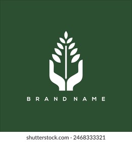 nature tree care logo vector
