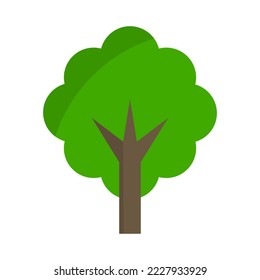 Nature. Tree. Environment and forestry. Vector.