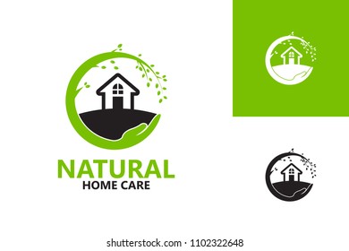 Nature Tree Home Care Logo Template Design Vector, Emblem, Design Concept, Creative Symbol, Icon