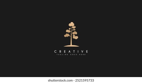 Nature tree of life logo design vector illustration.