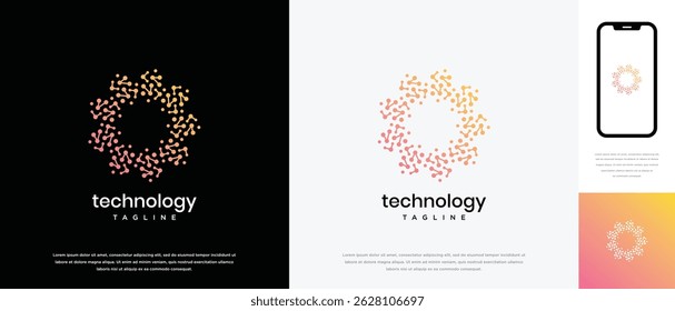Nature tree logo design. Nature tree logo template in hexagon shape. Nature logo symbol icon