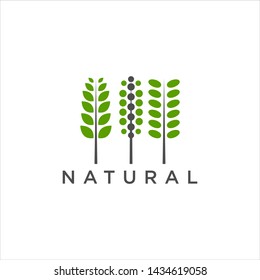 nature tree logo stock design