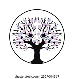 Nature tree vector silhouette 9