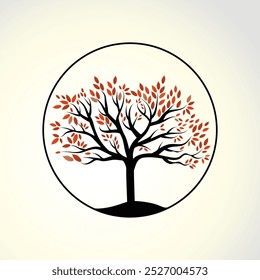 Nature tree vector silhouette 9