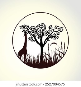 Natur Baum Vektor Silhouette 9