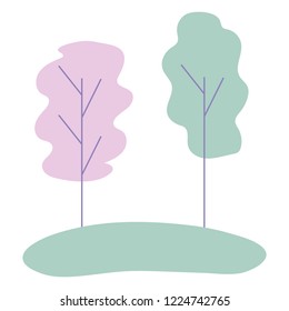 Nature with trees