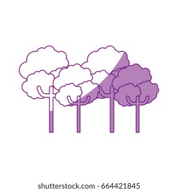 nature trees cartoon