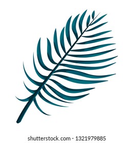 nature tropical leaf cartoon