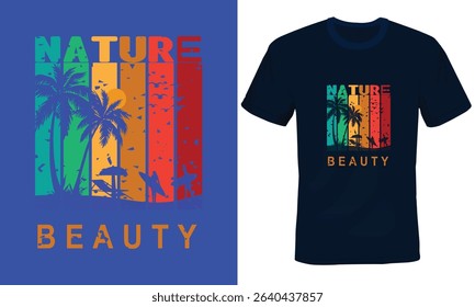 Nature Typography T-shirt Design, Temperature Typography Tshirt Design. 