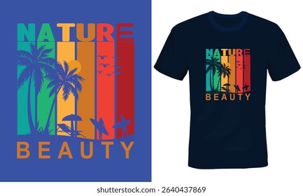 Nature Typography T-shirt Design, Temperature Typography Tshirt Design. 