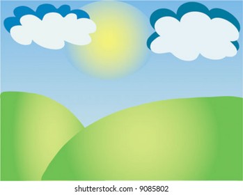 The Nature. Vector