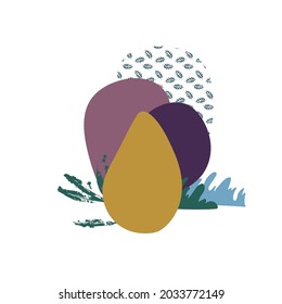 nature vector abstract design isolated colorful poster 