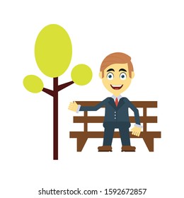 nature vector flat color icon 