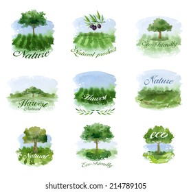 Nature. Vector format