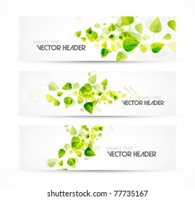 Nature vector headers