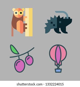 nature vector icon set