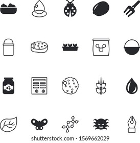 nature vector icon set such as: bag, ornament, adventure, bonfire, texture, microscopic, evolution, bacteria, hallowen, witch, decoration, present, bread, face, molecular, pitchfork, frame, land