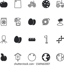 nature vector icon set such as: gene, brown, household, half, story, home, coconut, ribbon, medical, sand, tomatoes, closeup, colored, shelter, orange, dna, sun, craft, irrigation, tree, sunflower