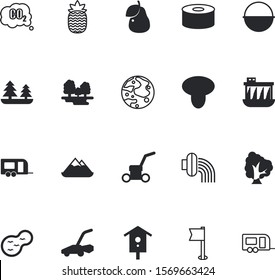 nature vector icon set such as: hole, emblem, colorl, sport, innovation, tropical, mountains, pear, creative, nuclear, drop, pendant, eat, springtime, mountain, smog, pears, cauldron, global, solar