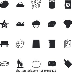 nature vector icon set such as: grilled, land, wildlife, meatball, cannabis, evolution, seedling, tin, star, chromosomes, comfortable, human, grill, rice, colorful, cutlet, bush, meatballs, roast