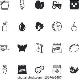 nature vector icon set such as: tranquil, beautiful, phosphorus, eggshell, light, fountain, app, sowing, fruit, bubble, plastic, half, hot, stationery, sow, hygiene, classic, eat, citrus, chili