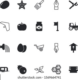 nature vector icon set such as: kitchen, old, chicken, lemon, eggshell, colorl, trendy, conch, tropical, life, sharp, relaxation, nesting, paragliding, fit, fish, glider, sea, trailer, shell, long