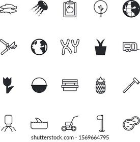 nature vector icon set such as: party, car, x, horticulture, genetic, pine, test, bacteria, pool, emblem, roller, rotary, nutrition, virus, drip, plants, botany, smooth, lifestyle, sweet, cooking