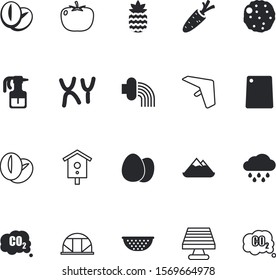 nature vector icon set such as: electricity, fly, extreme, x, vectors, craft, pilot, evolution, lunch, sport, hang, home, hose, hole, care, meatball, dinner, bbq, surface, yellow, farm, handmade