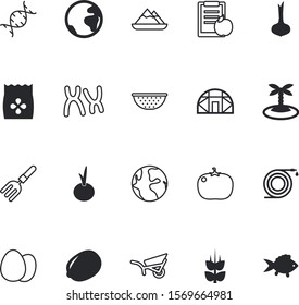 nature vector icon set such as: citrus, style, palm, hard, almond, bakery, rake, freshness, spray, nut, cashew, hose, cereal, lemon, house, cute, wildlife, eat, barrow, rice, animal, tourism