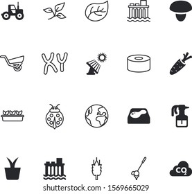 nature vector icon set such as: co2, root, effect, atmosphere, match, gene, medicine, biotech, sweet, accessory, emblem, beauty, ocean, stages, club, golfer, meal, competition, smooth, spray, flora