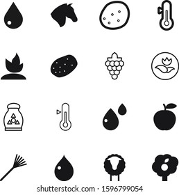 nature vector icon set such as: vine, environmental, bright, mustang, mubarak, metal, root, chemistry, eat, landscape, fertilize, lamb, agricultural, starch, vineyard, image, stallion, happy, grapes