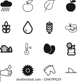 nature vector icon set such as: warm, ingredient, growing, chalet, climate, growth, lake, blood, flowerpot, drawn, cabin, cold, technology, park, roof, swamp, hot, stones, cleaning, medical
