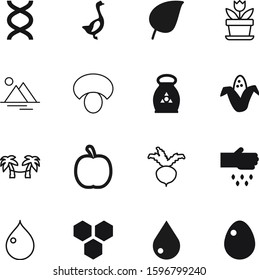 nature vector icon set such as: fitness, palm, snack, florist, soil, flower-pot, egg, seed, estate, tourism, autumn, top, eggshell, seeds, mountains, eat, shadow, sow, flora, hexagon, holiday