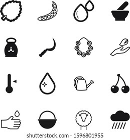nature vector icon set such as: pestle, technology, therapy, lamb, animal, sticker, clinic, fertilizer, spices, cartoon, nitrogen, grow, spa, botany, hawaiian, medicinal, potassium, fruit, pan