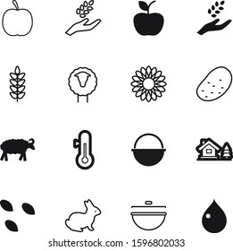 nature vector icon set such as: droplet, trip, object, equipment, blood, beauty, high, spikelet, comic, cold, cook, drop, metal, linear, card, grow, simple, mubarak, fire, thin, aqua, fitness, line
