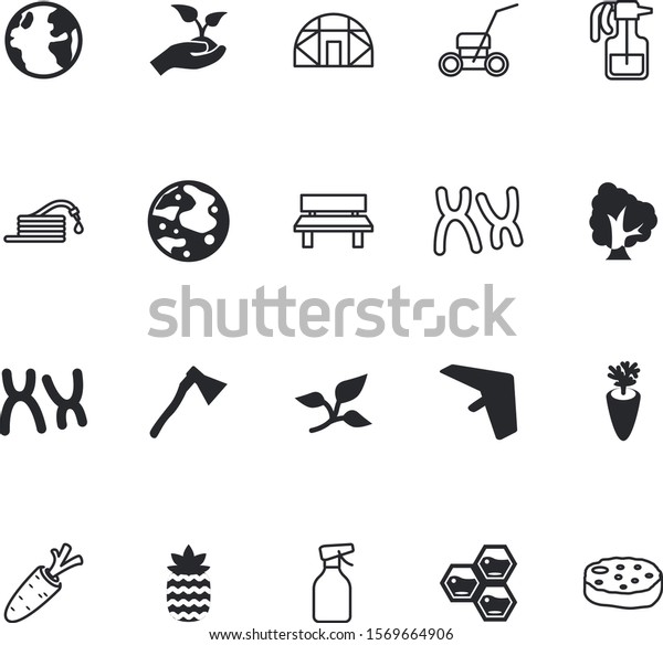 nature vector icon set such as: baby, grow,\
year-round, cutlet, simplicity, lawn, rotary, water, comb, hang,\
comfortable, ingredient, view, beehive, night, pine, engine, farm,\
skydiving, sprout, soil
