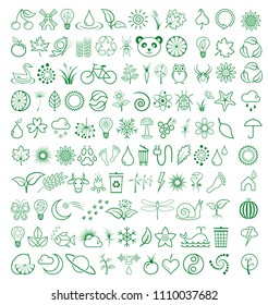 Nature Vector Icons 108 