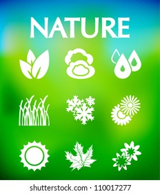 Nature vector icons