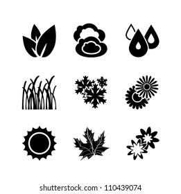 Nature vector icons