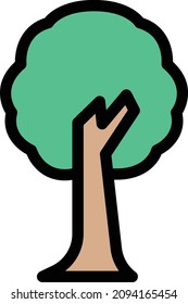 nature vector illustration isolated on a transparent background. stroke vector icons for concept or web graphics.