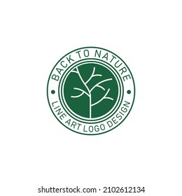 Nature vector illustration logo design. emblems for holistic medicine centers, yoga classes, natural, labels, chevrons, organic food products and packaging
