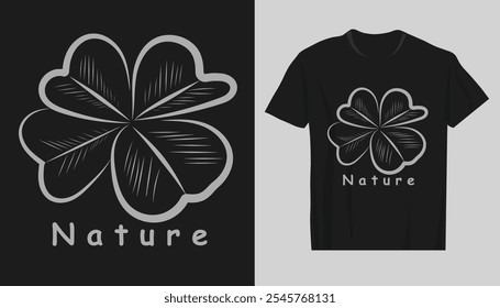 Nature vector illustration and T-shirt design. Vector illustration design for fashion graphics, t shirt prints, tees, posters, stickers.